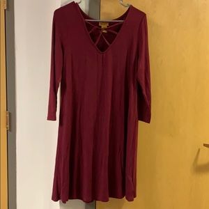Maroon dress